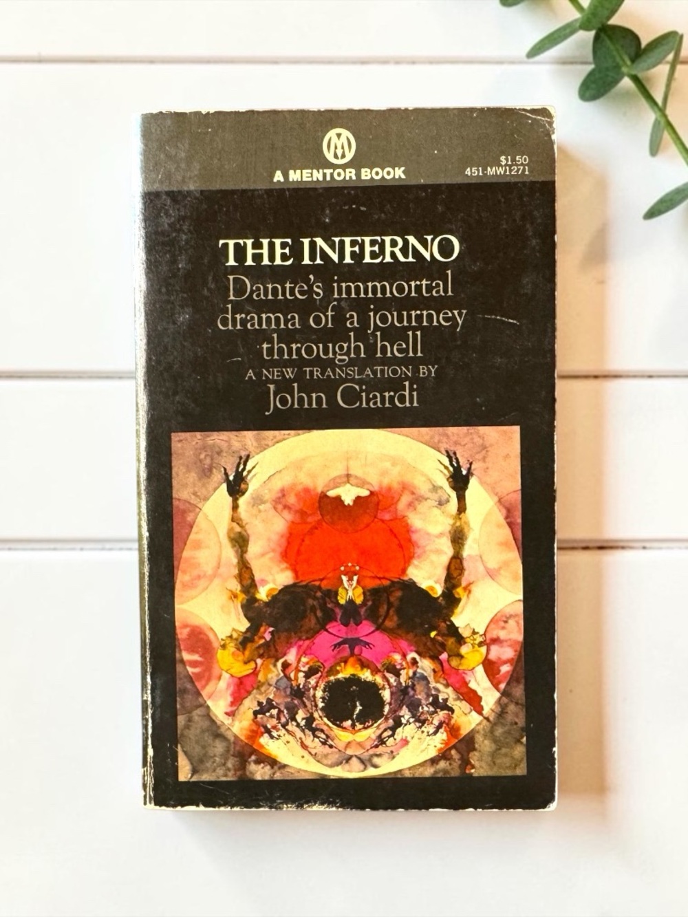 Vintage Danteβs Inferno John Ciardi Mentor Paperback 26th Printing
